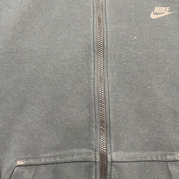 Nike Hoodie Mens 2XL Black Tech Fleece Full Zip Swoosh - Picture 3 of 16